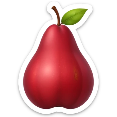 red Pear sticker