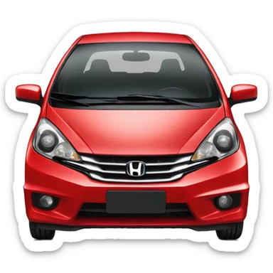 Car Honda fit red color sticker