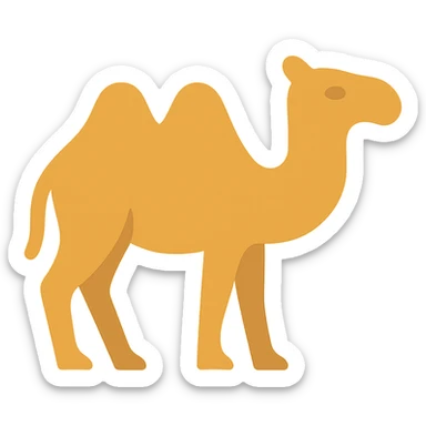 Camel sticker