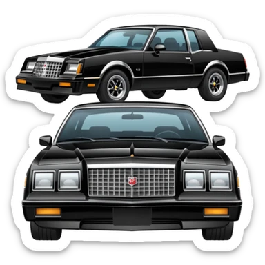 1985 monte ss sticker