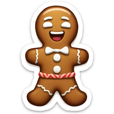 Gingerbread man  sticker