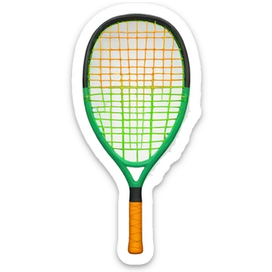 squash racket sticker