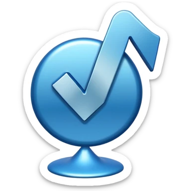 Q salga verificado azul en tik Tok sticker