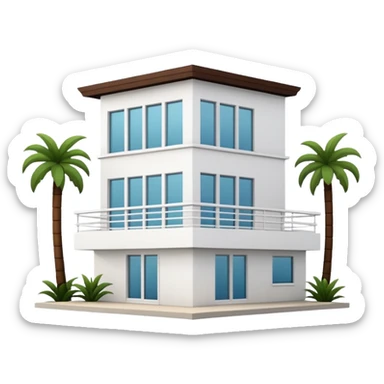 casa bonita moderna sticker