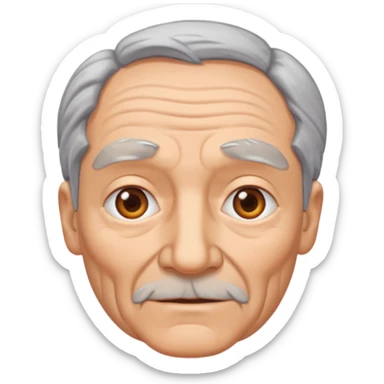 Parent Face with bit more age sticker