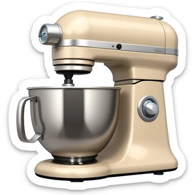 Pale beige Planetary Mixer sticker