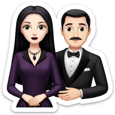 The addams family sticker