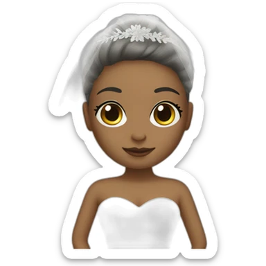 bridal clothes sticker
