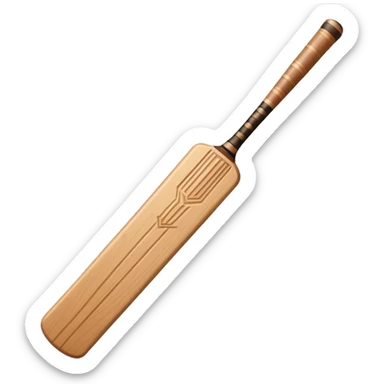 cricket bat emoji in text sticker