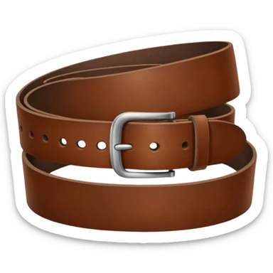 Belt for pant, brown colour ,one round only and look classic sticker