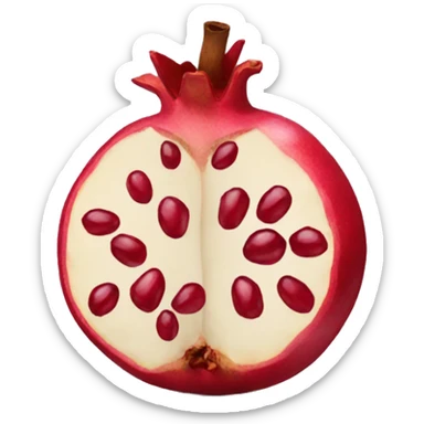 pomegranate emoji sticker
