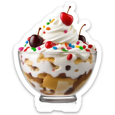 Ice cream Sunday  sticker