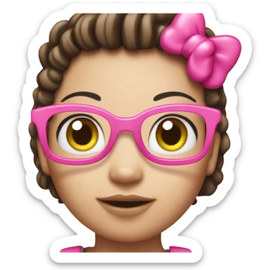 Hello kitty with pink sticker