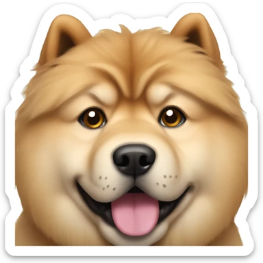 Chowchow dog  sticker