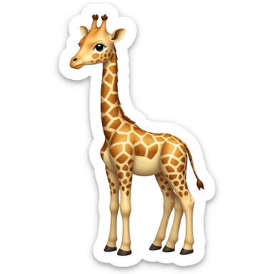 Baby giraffe sticker
