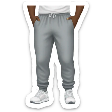 grey sweatpants sticker