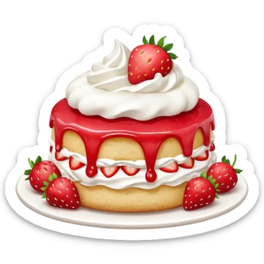 Strawberry shortcake sticker