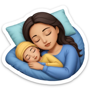 Latina baddie sleeping sticker