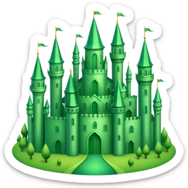 the emerald city from the wizard of oz sticker