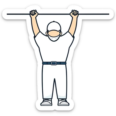 Whopping someone with a belt sticker