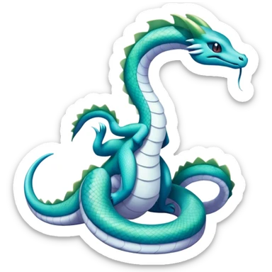 Seviper-Dragonair-Dratini-hybrid, full body, no legs sticker