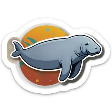 Manatee  sticker