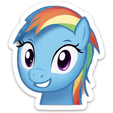 Rainbowdash sticker