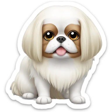 Japanese chin  sticker