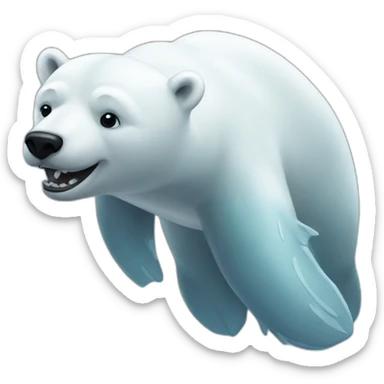 Polar Bear Orca sticker