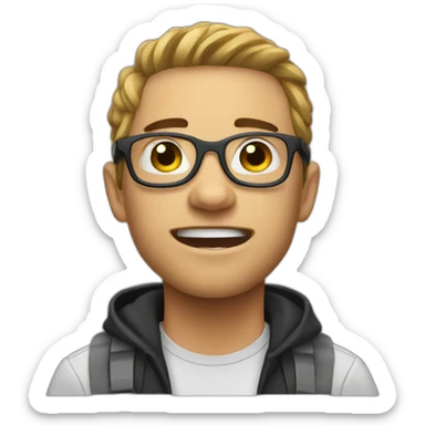 fearless and far youtuber sticker