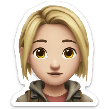 Ellie the last of us sticker