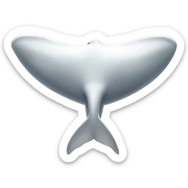 white whale , underside sticker