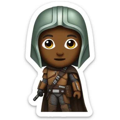 Mandalorian Jedi sticker