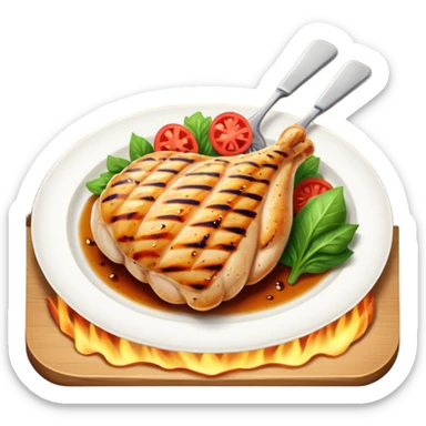 one Grilled Chicken breast sticker