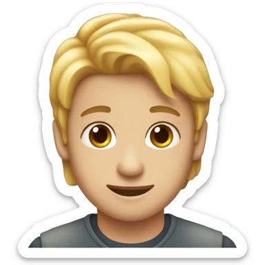 indigo colored heart emoji sticker