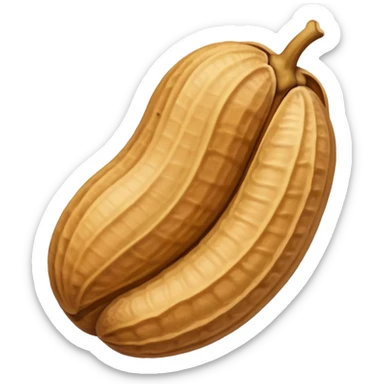 a Peanut with detail (no face) sticker