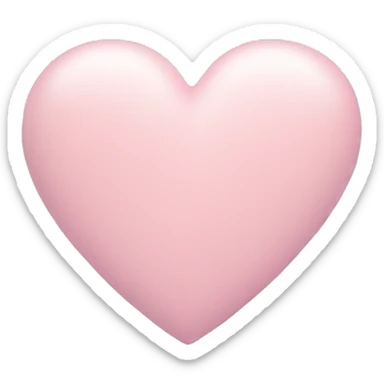 Pastel color heart sticker