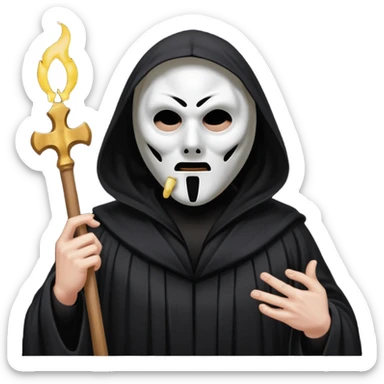 Ghostface from the Scream movie sticker