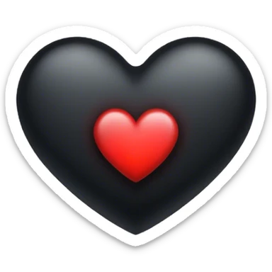 Shadow wirh heart sticker