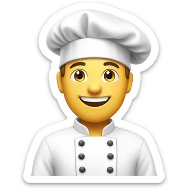 Chef kissing his hand sticker