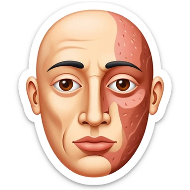 picasso abstract art SPAM MEAT portrait  sticker