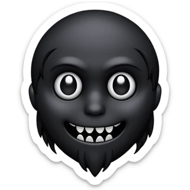 the word „tfs“ in a goth font sticker