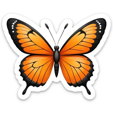 Papillon sticker