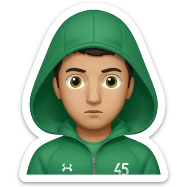 Squid game number 456 sticker