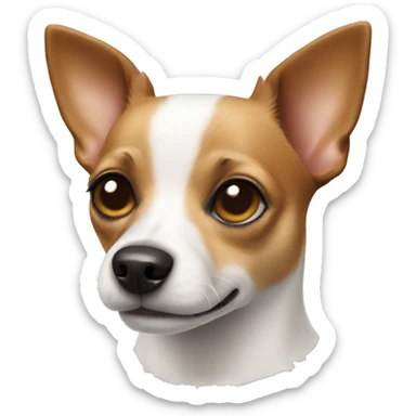 Jack Russell chihuahua dog sticker