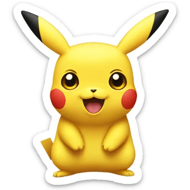 Pikachu sticker