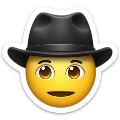 Ladrón con antifaz y gorro negro con un saco de dinero sticker