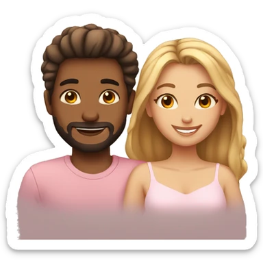 Couple amoureux  sticker