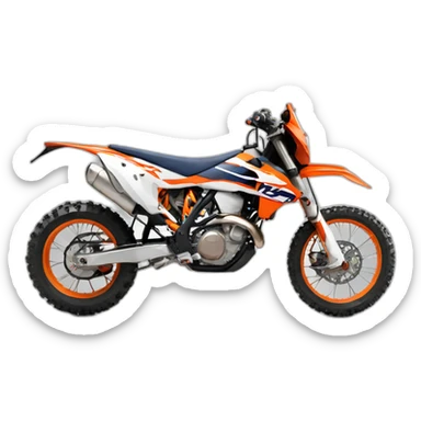Motocross KTM sticker
