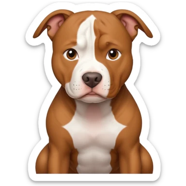 perro pitbull sticker